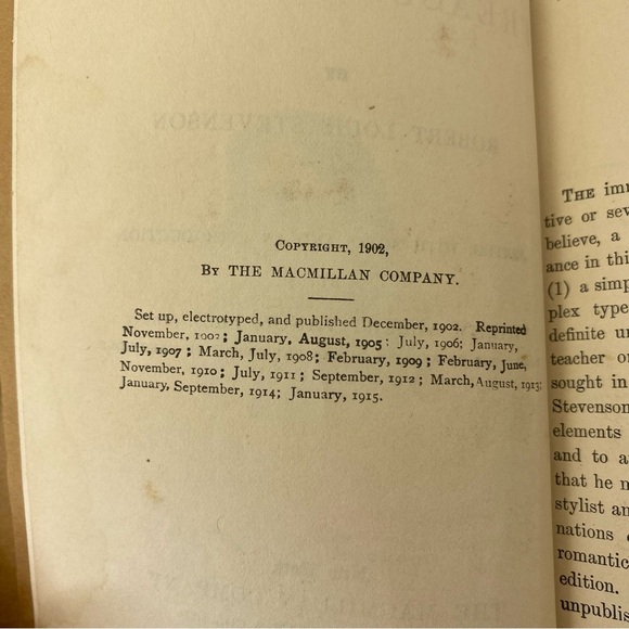 2/$30 | Antique 1915 Hardcover novel Treasure Island - Picture 10 of 15